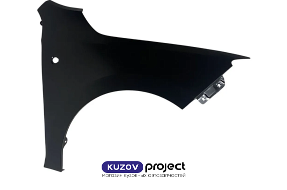 Крыло правое с отверстием под повторитель Skoda Rapid 2012-2020 (Тайвань)