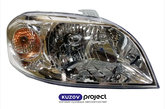 Фара правая под электрический корректор Chevrolet Aveo 2007-2012 (Китай)