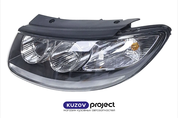 Фара левая с электрическим корректором Hyundai Santa Fe (CM) 2006-2012 (Китай)